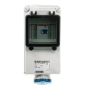 MENNEKES Wall Mount Industrial Power Connector Blue IP44 Rated At 16A, 230V, 3 Pole IP44 