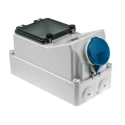 MENNEKES Wall Mount Industrial Power Connector Blue IP44 Rated At 16A, 230V, 3 Pole IP44 