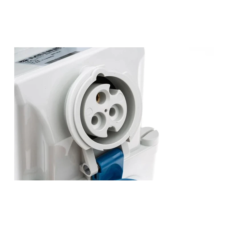 MENNEKES Wall Mount Industrial Power Connector Blue IP44 Rated At 16A, 230V, 3 Pole IP44 