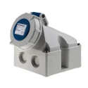 MENNEKES Industrial Power Connector Wall Mount 16A 230V IP67 Blue 3 Pole 