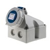 MENNEKES Industrial Power Connector Wall Mount 16A 230V IP67 Blue 3 Pole