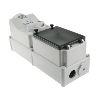 MENNEKES Wall Mount Receptacle, Rated At 16A, 400V, IP67, White Red, 5 Pole, Interlocked, Screw Terminal 