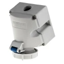 MENNEKES Industrial Power Connector Wall Mount 16A 230V IP67 Blue 3 Pole 