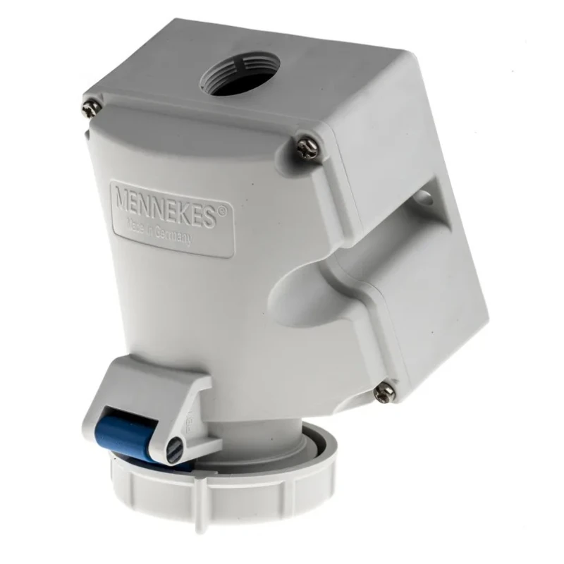MENNEKES Industrial Power Connector Wall Mount 16A 230V IP67 Blue 3 Pole 