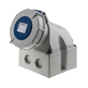 MENNEKES Industrial Power Connector 3 Pole, Rated At 32A 230V, IP67 Blue, Wall Mount Screw Terminal 