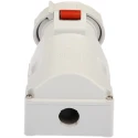 MENNEKES Industrial Power Connector Rated At 16A, 400V Red Wall Mount IP67 5 Pole IP67