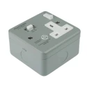 Powerbreaker PowerBreaker H 13A Passive 1 Gang Dual Pole Surface Mounted RCD Socket K21MP-C