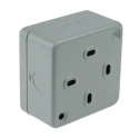 Powerbreaker PowerBreaker H 13A Passive 1 Gang Dual Pole Surface Mounted RCD Socket K21MP-C