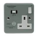 Powerbreaker PowerBreaker H 13A Passive 1 Gang Dual Pole Surface Mounted RCD Socket K21MP-C