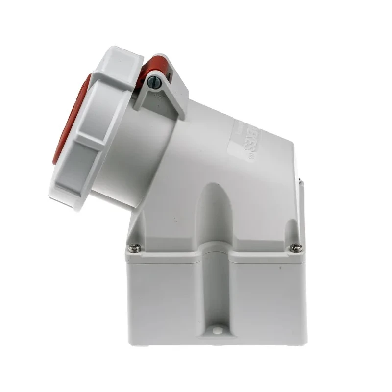 MENNEKES Industrial Power Connector, Rated at 32A, 400V, IP67, Red, Wall Mount, Screw Terminal, 4 Pole IP67