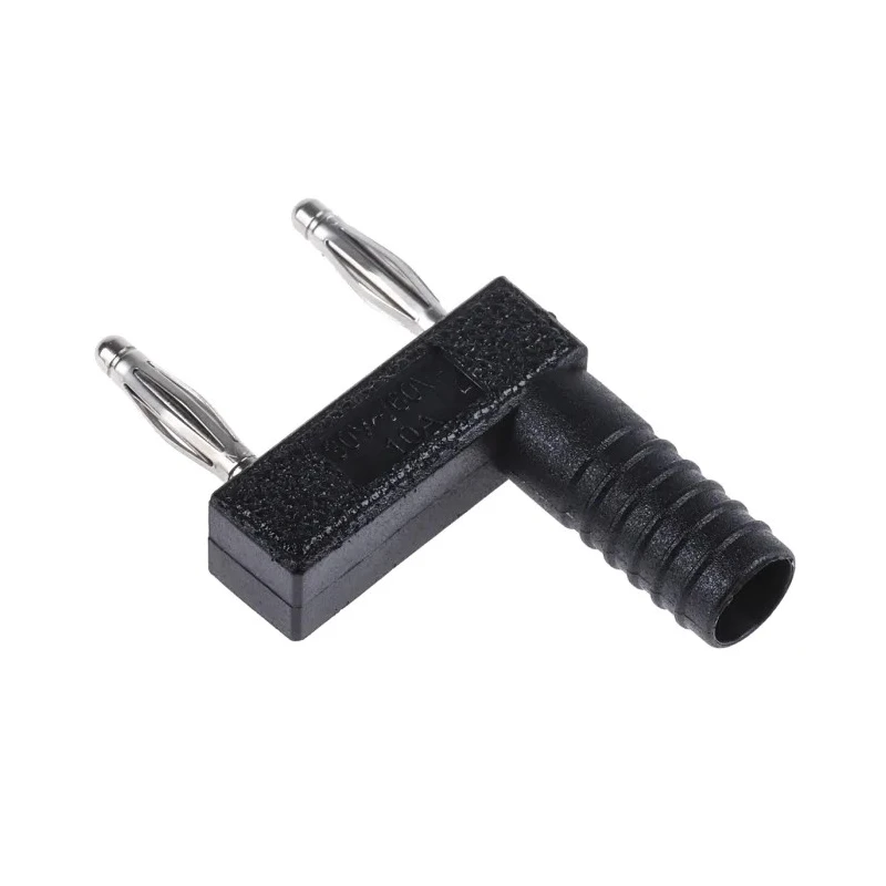 Staubli Black Male Banana Plug 2 mm Connector Plug-In Termination Silver Plating 30 V 60V dc 10A 63.9845-21