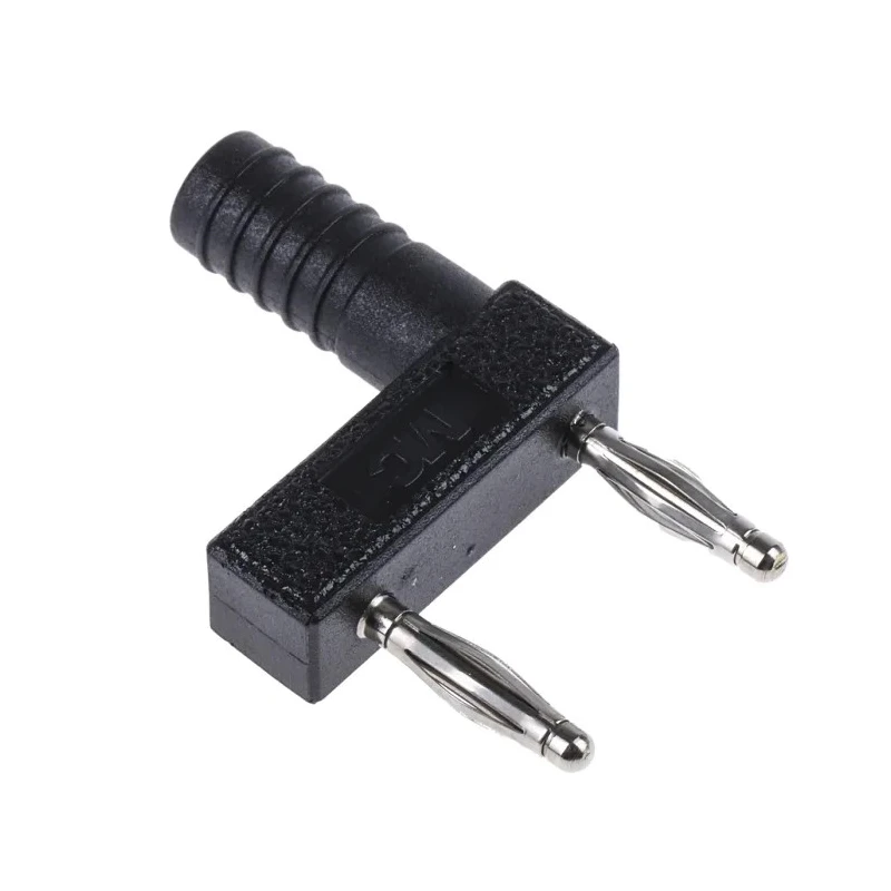 Staubli Black Male Banana Plug 2 mm Connector Plug-In Termination Silver Plating 30 V 60V dc 10A 63.9845-21