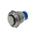 RS PRO Illuminated Latching Push Button Switch, Panel Mount, 19.2 mm Cutout, SPDT, Red LED, IP67, 250 V AC 5A 111-5773