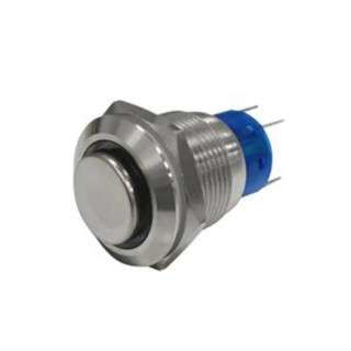 RS PRO Illuminated Latching Push Button Switch, Panel Mount, 19.2 mm Cutout, SPDT, Red LED, IP67, 250 V AC 5A 111-5773
