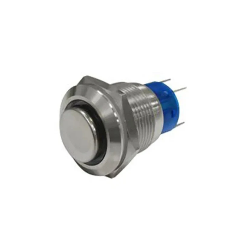 RS PRO Illuminated Latching Push Button Switch, Panel Mount, 19.2 mm Cutout, SPDT, Red LED, IP67, 250 V AC 5A 111-5773