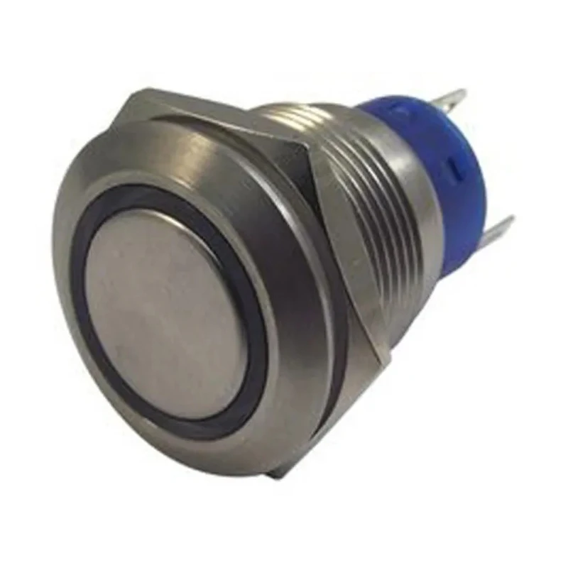 RS PRO Illuminated Momentary Push Button Switch, Panel Mount, 19.2 mm Cutout, DPDT, Red LED, IP67, 250 V AC 111-5814