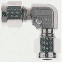 Parker Stainless Steel Pipe Fitting 90 Degree Elbow, Maximum Pressure 430 bar EEM12-316