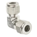 Parker Stainless Steel Pipe Fitting 90° Elbow High Pressure 470 bar Operating Temperature -255°C to 649°C EEM10-316