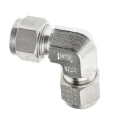 Parker Stainless Steel Pipe Fitting 90° Elbow High Pressure 470 bar Operating Temperature -255°C to 649°C EEM10-316