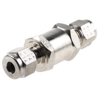 Parker Aluminium In-Line Water Filter, Suitable for Water and Oil, 120 L/min Flow Rate, 125 Micron Filtration M6A-F4L-50-SS
