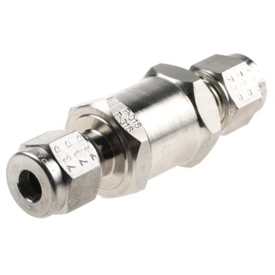 Parker Aluminium In-Line Water Filter, Suitable for Water and Oil, 120 L/min Flow Rate, 125 Micron Filtration M6A-F4L-50-SS