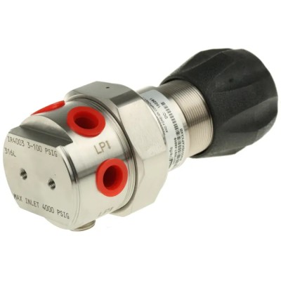 Parker 1/4 in NPT Stainless Steel Pneumatic Regulator 400 psi Series I IR4003SK4PXX4B2P