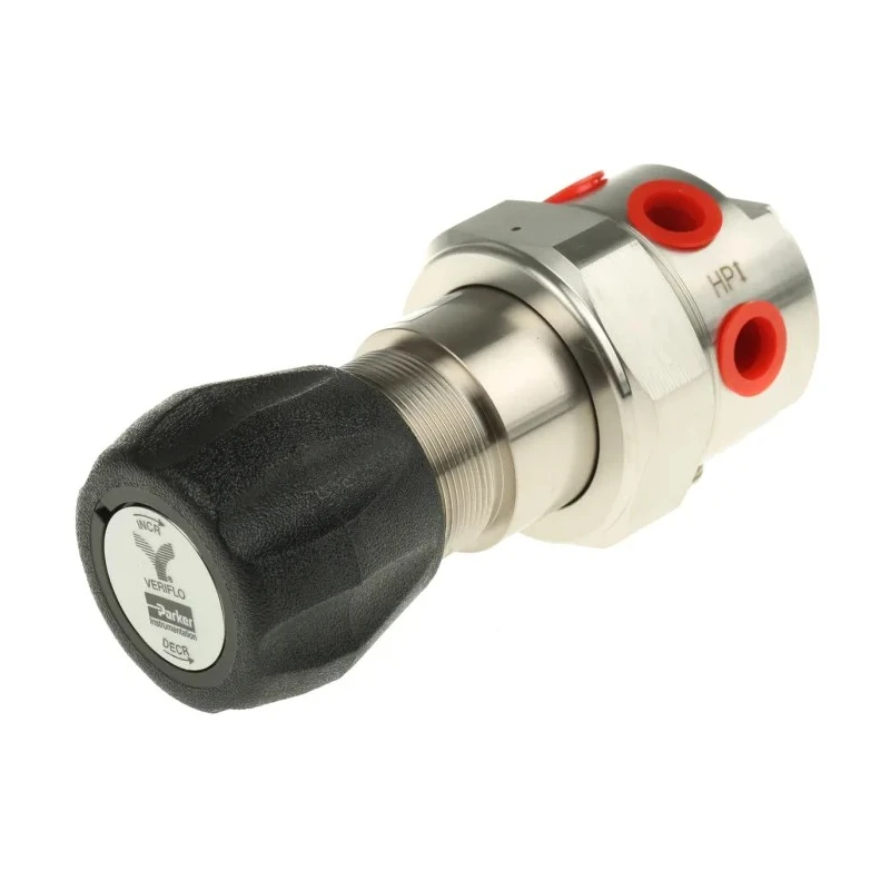 Parker 1/4 in NPT Stainless Steel Pneumatic Regulator 400 psi Series I IR4003SK4PXX4B2P