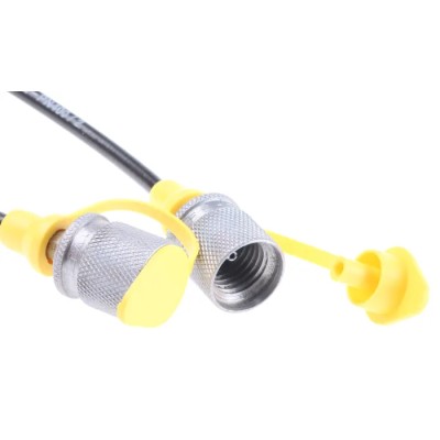Stauff Hydraulic Test Point Hose 1m Length, Threaded Male M16 x 1/4 to M16, 400 bar Max Operating Pressure SMS 20 1000A