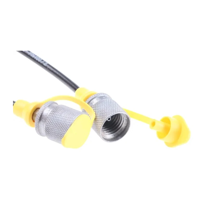 Stauff Hydraulic Test Point Hose 1m Length, Threaded Male M16 x 1/4 to M16, 400 bar Max Operating Pressure SMS 20 1000A