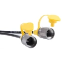 Stauff Hydraulic Test Point Hose with Threaded Male Connections M16 x 1/4, 2m Length, 400 Bar Operating Pressure SMS 20 2000A