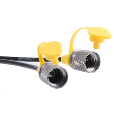 Stauff Hydraulic Test Point Hose with Threaded Male Connections M16 x 1/4, 2m Length, 400 Bar Operating Pressure SMS 20 2000A
