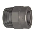 Georg Fischer Plastic Pipe Fitting Straight Threaded Reducer 2 in 721910858