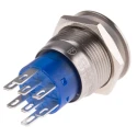 RS PRO Illuminated Momentary Push Button Switch, Panel Mount, 19 mm Cutout, DPDT, Red LED, IP67 Rated, 250 V AC 111-5832