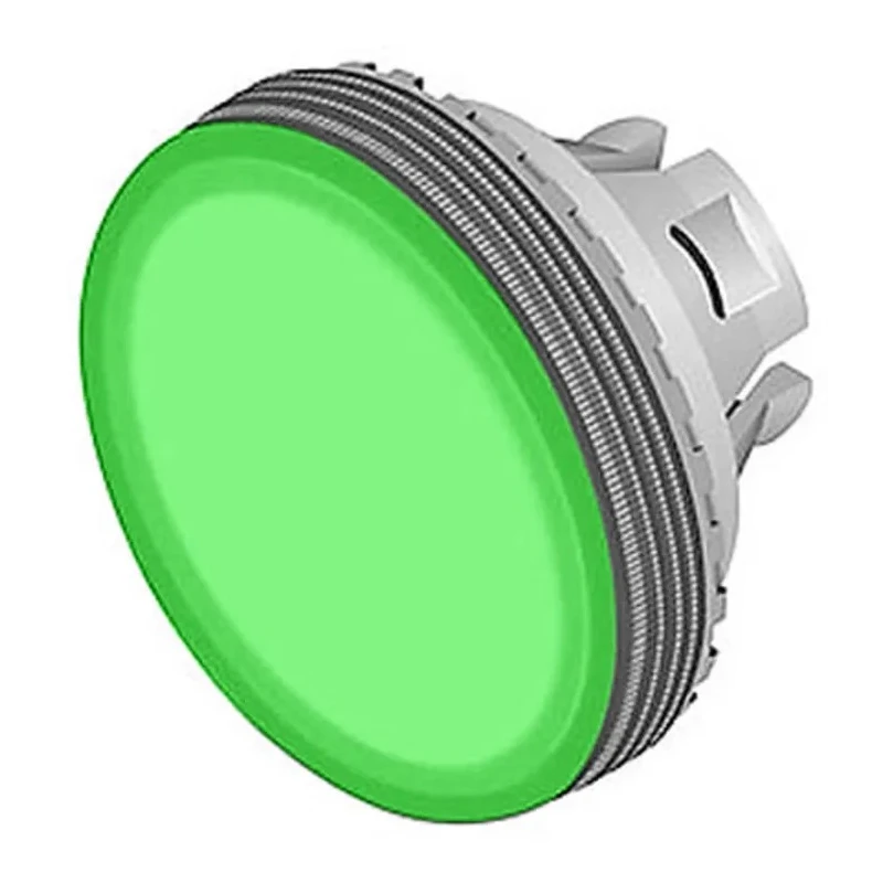 EAO Green Round Modular Switch Lens for Use with 84 Series 84-7111.500