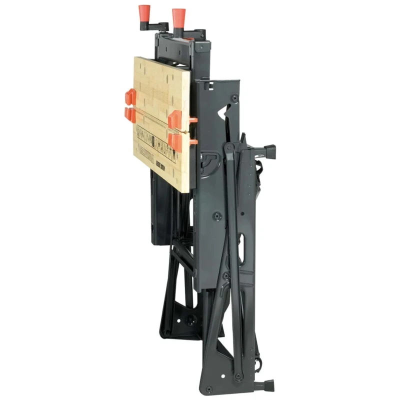Black & Decker Portable Steel Workbench with Adjustable Height, 610 mm Width, 775 mm Height, 160kg Max Load WM550-XJ