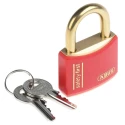 ABUS Keyed Brass Safety Padlock Weatherproof, 40 mm Body Width, 6 mm Diameter Shackle, 23 mm Length XR0084T40KA4