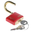 ABUS Keyed Brass Safety Padlock Weatherproof, 40 mm Body Width, 6 mm Diameter Shackle, 23 mm Length XR0084T40KA4