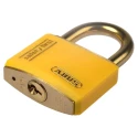 ABUS Brass Safety Padlock Keyed Alike Weatherproof 6 mm Shackle 40mm Body XR0084T40KA2