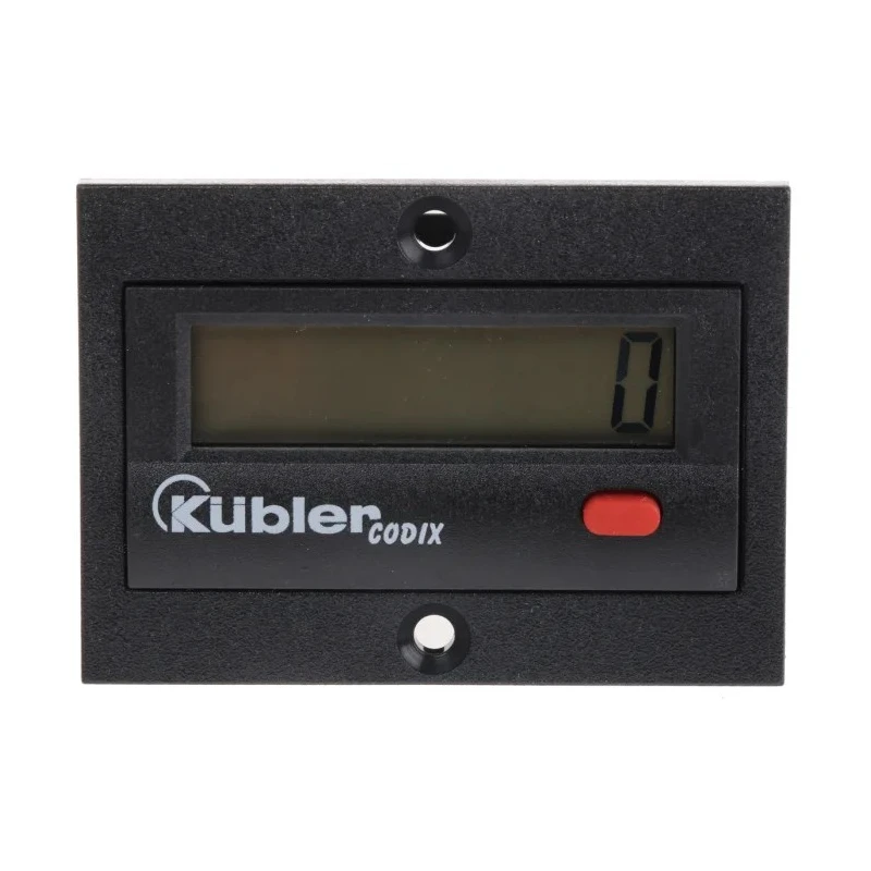 Kubler 8 Digit LCD Panel Mount Counter CODIX 132 Model 6.132.012.863 with 8mm Digit Height and 30 kHz Fast Count Input