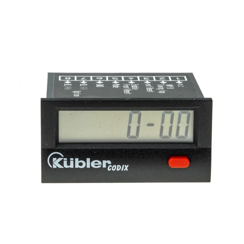 Kubler 8 Digit Panel Mount Digital Counter CODIX 134, 8mm Digit Height, 0.7V DC Operation 6.134.012.850