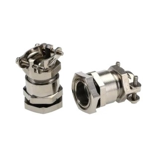 Lapp SKINDICHT Series 50 Cable Gland, Nickel-Plated Brass, M16 Thread Size, Cable Diameter 5-8mm, IP55 52103310+52106800
