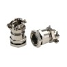 Lapp SKINDICHT Series 50 Cable Gland, Nickel-Plated Brass, M16 Thread Size, Cable Diameter 5-8mm, IP55 52103310+52106800