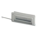 Phoenix Contact D-Sub Connector Accessory Cover for Panel Mounting Frame VS-25 Sleeve Housing 25 Contacts Grey 1652211