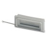 Phoenix Contact D-Sub Connector Accessory Cover for Panel Mounting Frame VS-25 Sleeve Housing 25 Contacts Grey 1652211