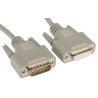 Phoenix Contact Serial Cable Male D-Sub 15-Pin to Female DB15 1m PVC Jacket 125V VS-15-DSUB-20-LI-1.0 DB15