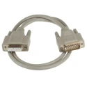Phoenix Contact Serial Cable Male D-Sub 15-Pin to Female DB15 1m PVC Jacket 125V VS-15-DSUB-20-LI-1.0 DB15