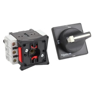 Schneider Electric 3-Pole Panel Mount Isolator Switch, IP65, 21.8A, 15 kW VBD1