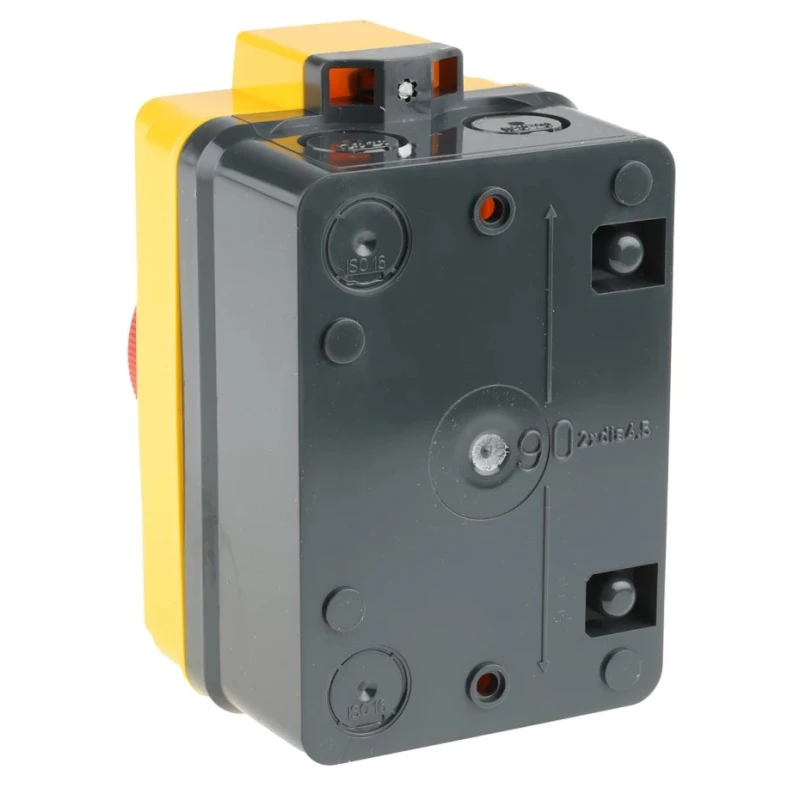 Schneider Electric 3-Pole Panel Mount Isolator Switch, IP55, 8.1A, 4 kW, Red Handle, Padlock Compatible VCFN12GE