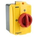 Schneider Electric 3-Pole Panel Mount Isolator Switch, IP55, 8.1A, 4 kW, Red Handle, Padlock Compatible VCFN12GE