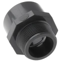 Georg Fischer Plastic Pipe Fitting Straight Threaded Adapter 1 to 1/2 in 721910710